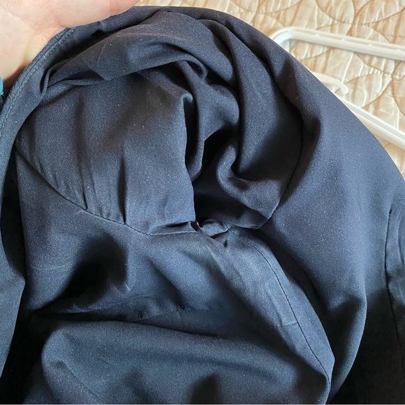 Club Monaco | Archibelle Bell Sleeve Dress — Navy Blue | Size 0 - Picture 9 of 15